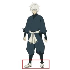 Hell's Paradise Jigokuraku Gabimaru Black Cosplay Shoes
