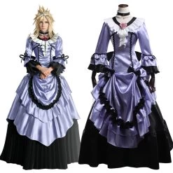 Final Fantasy VII Remake Cloud Strife Girl Ver3 Cosplay Costume -Cosplay Shop 1000x1000
