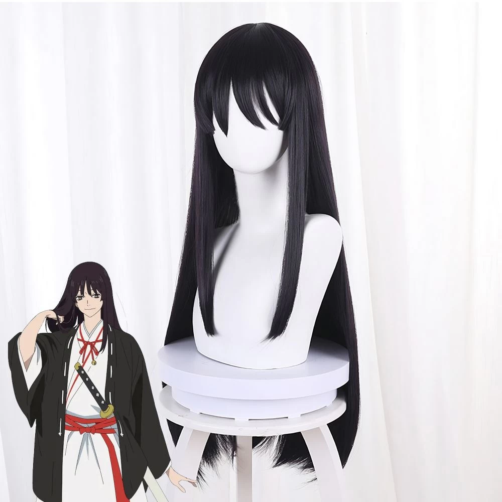Hell's Paradise Jigokuraku Touma Aza Black Cosplay Wig 3 Hell's Paradise Jigokuraku Touma Aza Black Cosplay Wig
