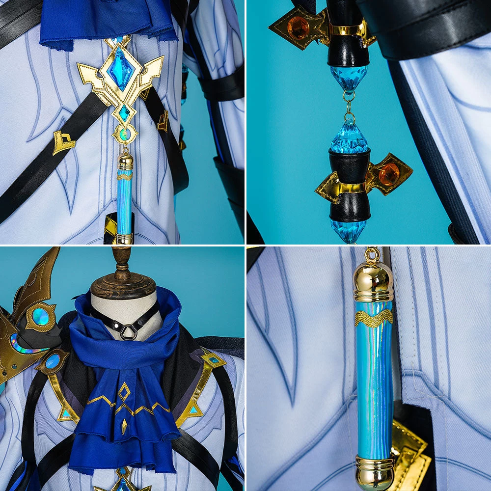 Genshin Impact Fatui Il The Doctor Cosplay Costume 14 Genshin Impact Fatui Il The Doctor Cosplay Costume - Image 12