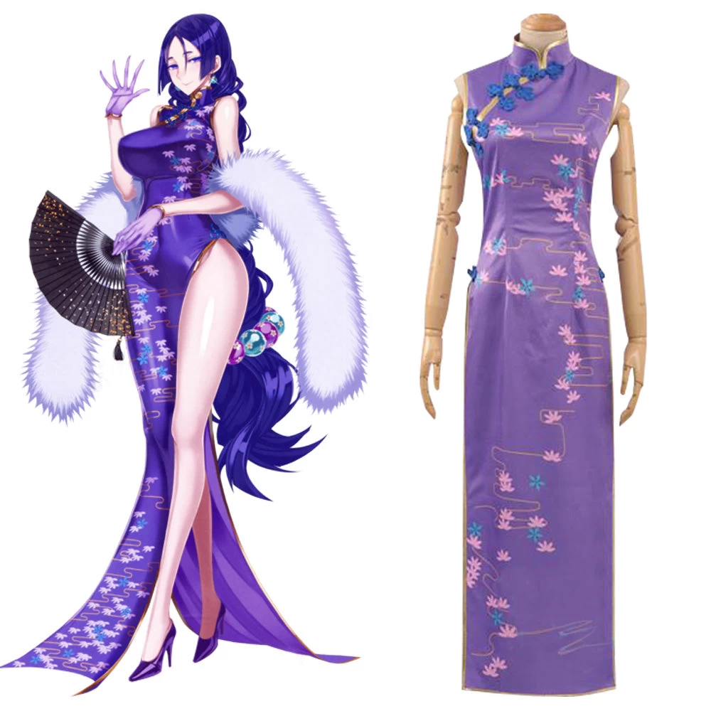 Fate Grand Order FGO Minamoto No Yorimitsu Minamoto No Raikou Cheongsam Cosplay Costume 3 Fate Grand Order FGO Minamoto No Yorimitsu Minamoto No Raikou Cheongsam Cosplay Costume