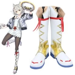 Xenoblade Chronicles 3 Mio White Boots Cosplay Shoes