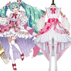 Vocaloid 15th Anniversary Hatsune Miku Cosplay Costume