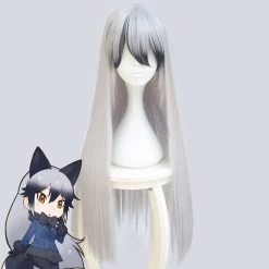 Kemono Friends Silver Fox White Cosplay Wig