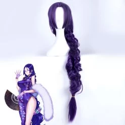 Fate Grand Order FGO Minamoto No Yorimitsu Minamoto No Raikou Cheongsam Purple Cosplay Wig