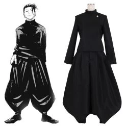 Jujutsu Kaisen Sorcery Fight Suguru Geto Black Comic Ver. Cosplay Costume