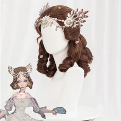 Identity V Bloody Queen Mary Lady Bella Halloween Brown Cosplay Wig