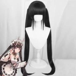 Azur Lane Noshiro Maid Black Cosplay Wig