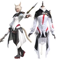 Final Fantasy XIV FF14 Y'shtola Rhul Yshtola Rhul New Edition Cosplay Costume