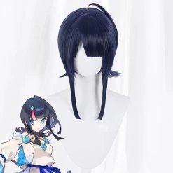Fate Grand Order FGO Lancer Utsumi Erice Black Cosplay Wig