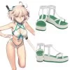 Fate Grand Order 2019 Summer Okita Souji Swimsuit White Cosplay Shoes -Cosplay Shop 1 64923921 30f8 4c63 8cdc 1517d09c29cc