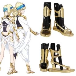 Fate Grand Order FGO Saber Dioscuri Castor Goden Cosplay Shoes