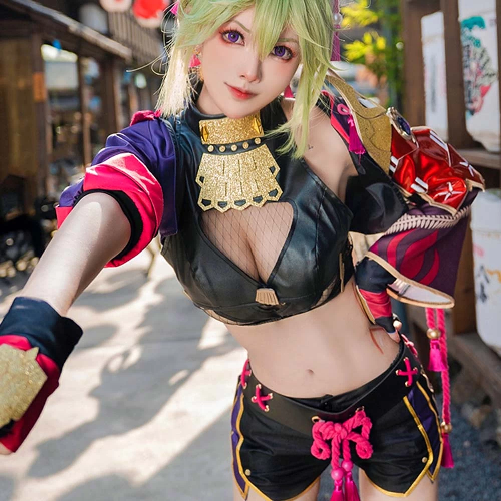 Kuki Shinobu From Genshin Impact B Edition Cosplay Costume 4 Kuki Shinobu From Genshin Impact B Edition Cosplay Costume - Image 2