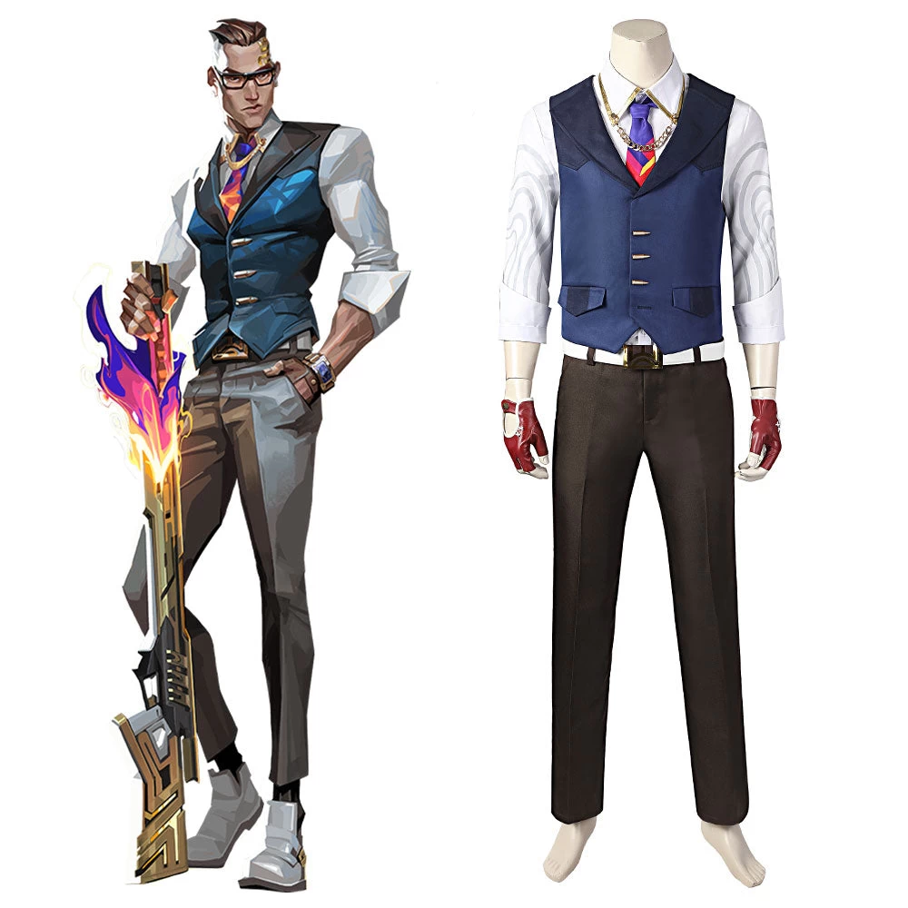 Valorant Chamber B Edition Cosplay Costume 3 Valorant Chamber B Edition Cosplay Costume