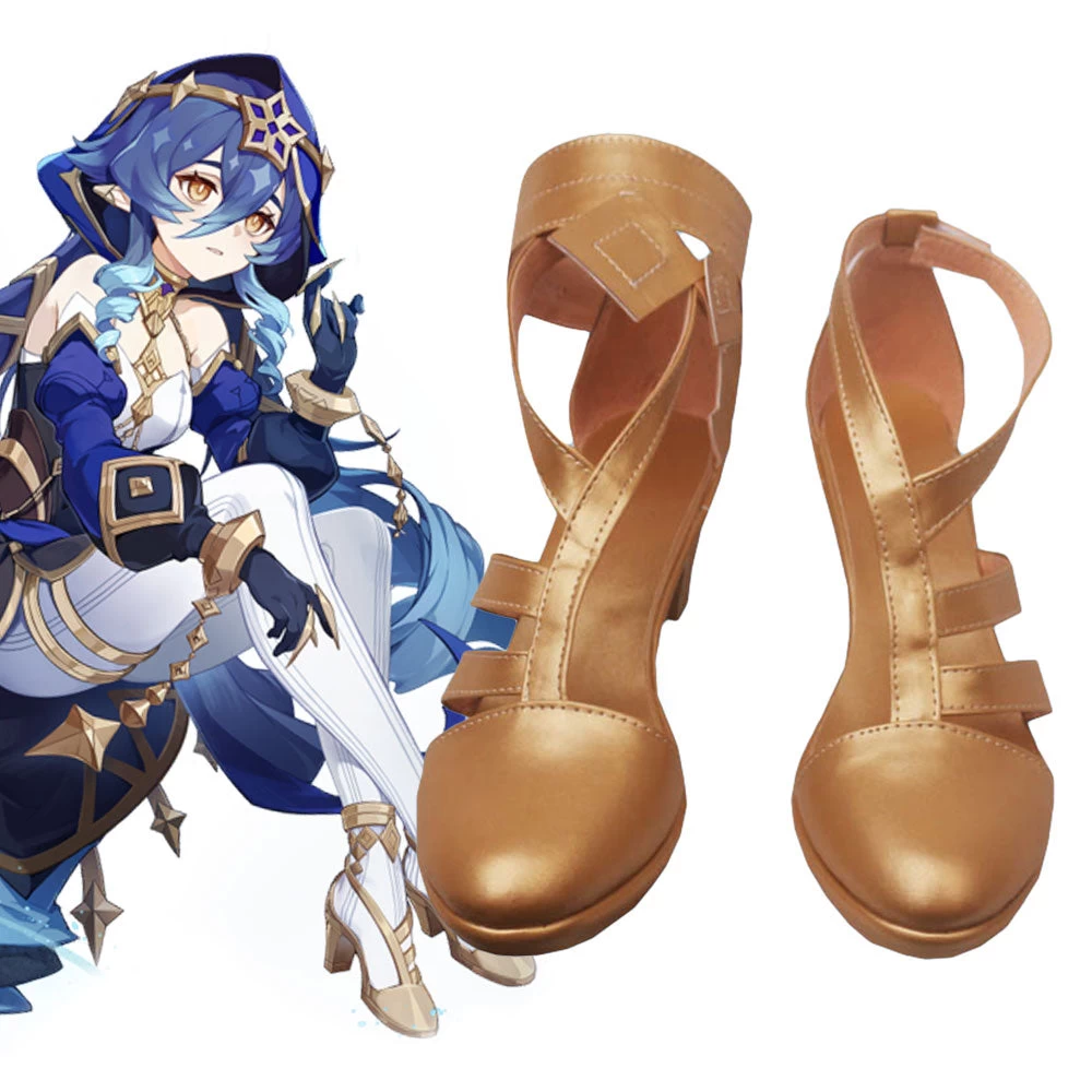 Genshin Impact Layla Cosplay Shoes 3 Genshin Impact Layla Cosplay Shoes