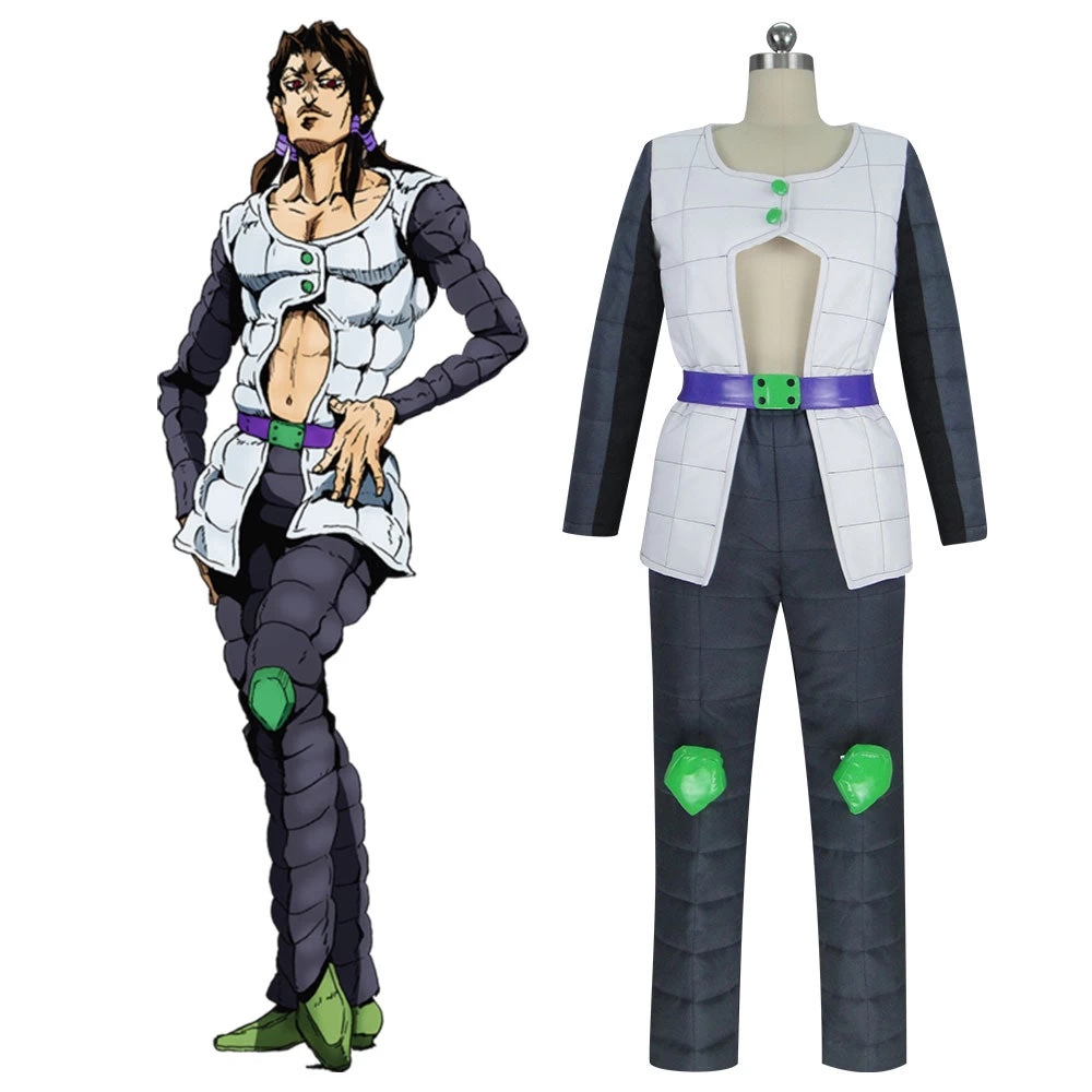 JoJo's Bizarre Adventure: Vento Aureo Golden Wind Illuso Cosplay Costume 3 JoJo's Bizarre Adventure: Vento Aureo Golden Wind Illuso Cosplay Costume