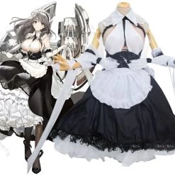 Azur Lane Charybdis Maid Cosplay Costume