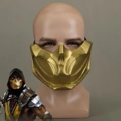 Mortal Kombat 11 Scorpion Halloween Mask Cosplay Accessory Prop