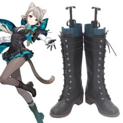 Genshin Impact Lynette Cosplay Boots