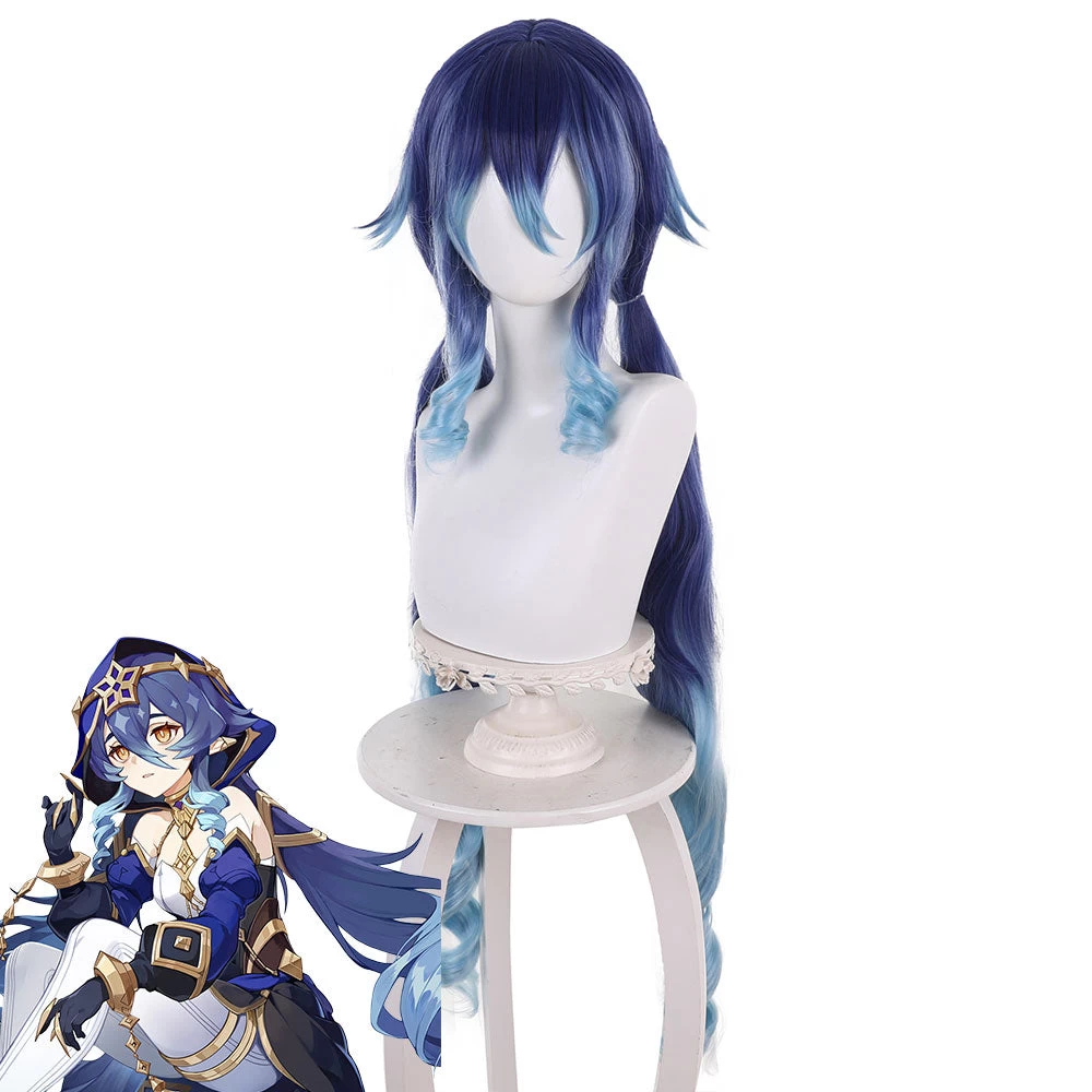 Genshin Impact Layla Cosplay Wig 3 Genshin Impact Layla Cosplay Wig