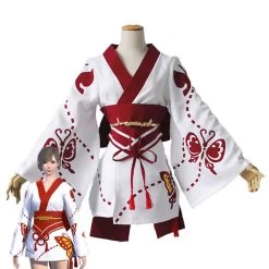 Final Fantasy XIV Clothing Lady's Yukata Redfly Cosplay Costume