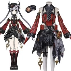 Genshin Impact Fontaine Goth Girl Daily Meropide M Cosplay Costume