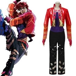 Jojo'S Bizarre Adventure: Phantom Blood Bloody Stream Cover Joseph Joestar Cosplay Costume