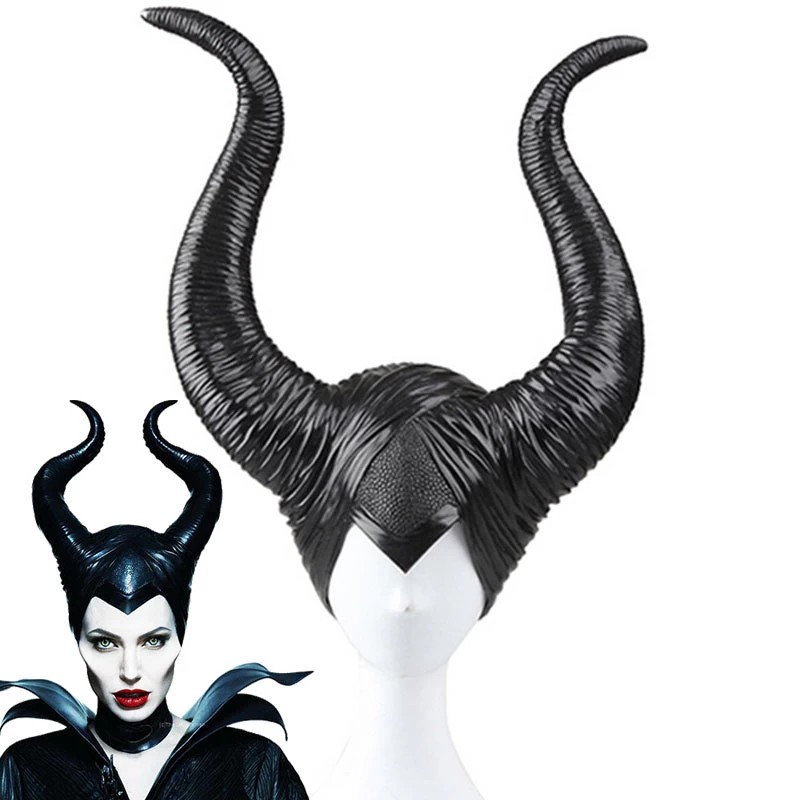 Disney Maleficent Movie Black Witch Angelina Jolie Headwear Cosplay Accessory Prop 3 Disney Maleficent Movie Black Witch Angelina Jolie Headwear Cosplay Accessory Prop