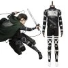 Attack On Titan Shingeki No Kyojin Final Season Levi Ackerman Cosplay Costume - Premium Edition