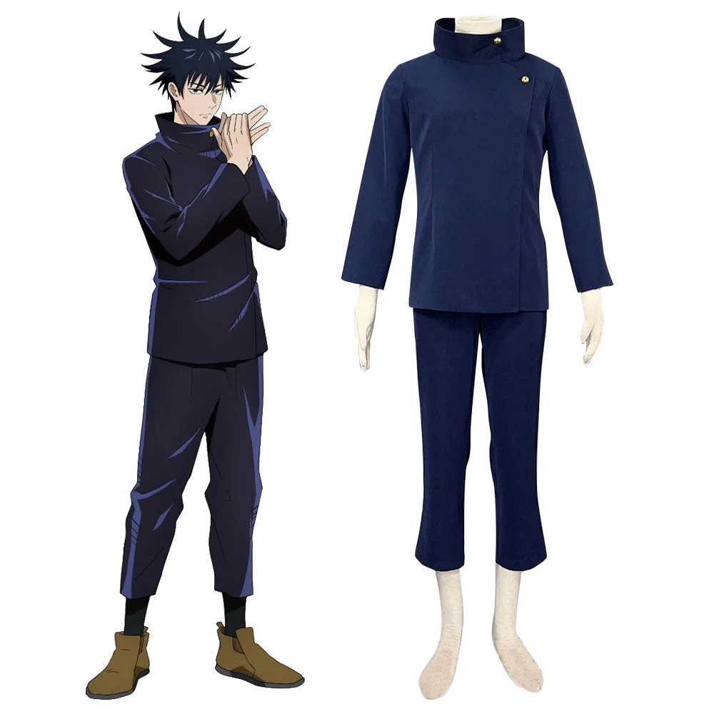 Jujutsu Kaisen Sorcery Fight Megumi Fushiguro Anime Ver. Deep Blue Cosplay Costume 3 Jujutsu Kaisen Sorcery Fight Megumi Fushiguro Anime Ver. Deep Blue Cosplay Costume