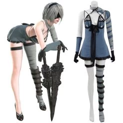 NieR: Automata 2B YoRHa No.2 Type B Dlc Kaine Cosplay Costume