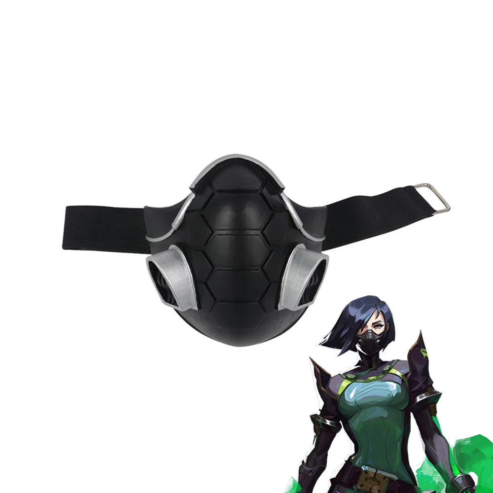 Valorant Viper Headwear Halloween Party Cosplay Accessory Prop 3 Valorant Viper Headwear Halloween Party Cosplay Accessory Prop