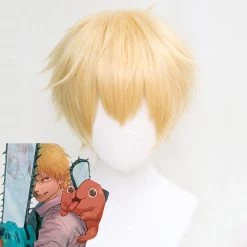 Chainsaw Man Denji Golden Cosplay Wig