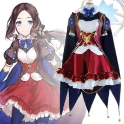 Fate Grand Order Caster Leonardo Da Vinci-chan Lily Cosplay Costume