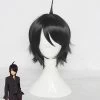 Bakemonogatari Nisemonogatari Koyomi Araragi Black Cosplay Wig