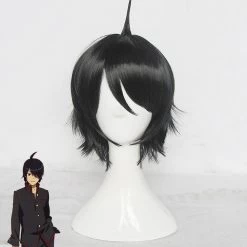 Bakemonogatari Nisemonogatari Koyomi Araragi Black Cosplay Wig