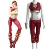 Jojo'S Bizarre Adventure¡êoStone Ocean Cujoh Jolyne Red Cosplay Costume