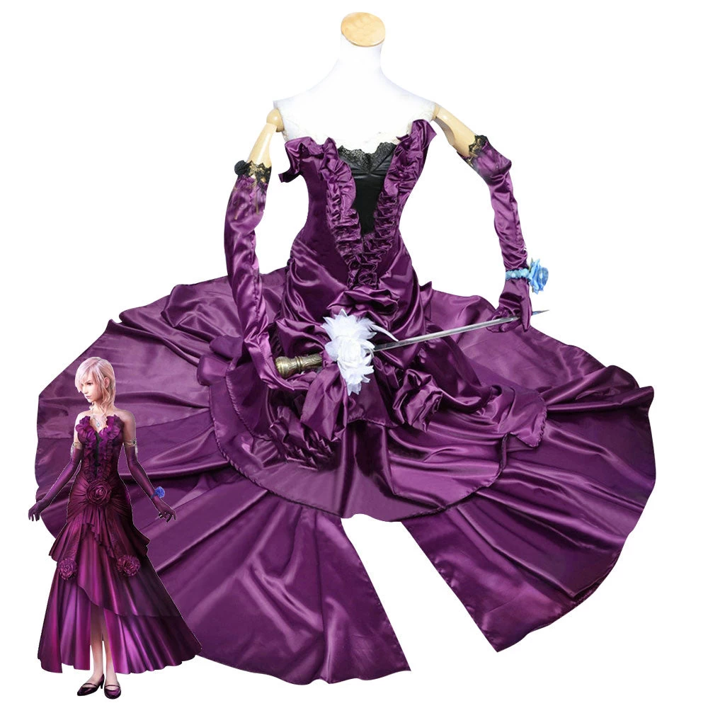 Lightning Returns: Final Fantasy XIII Lightning Dress Cosplay Costume 3 Lightning Returns: Final Fantasy XIII Lightning Dress Cosplay Costume
