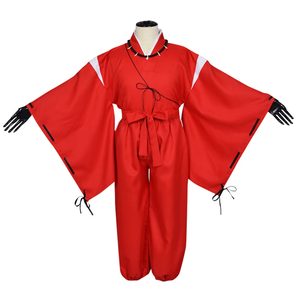 Inuyasha Inu-Yasha Cosplay Costume 4 Inuyasha Inu-Yasha Cosplay Costume - Image 2