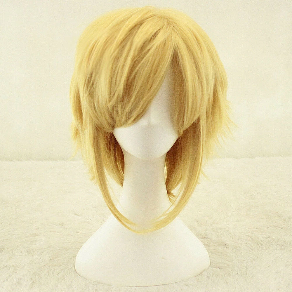 The Legend Of Zelda Zeruda No Densetsu Link Golden Cosplay Wig 4 The Legend Of Zelda Zeruda No Densetsu Link Golden Cosplay Wig - Image 2