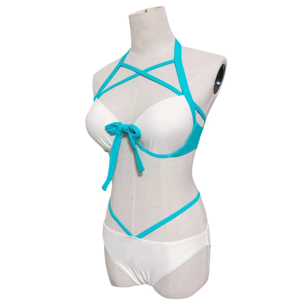 Fate Grand Order 2019 Summer Okita Souji Swimsuit Cosplay Costume 4 Fate Grand Order 2019 Summer Okita Souji Swimsuit Cosplay Costume - Image 2