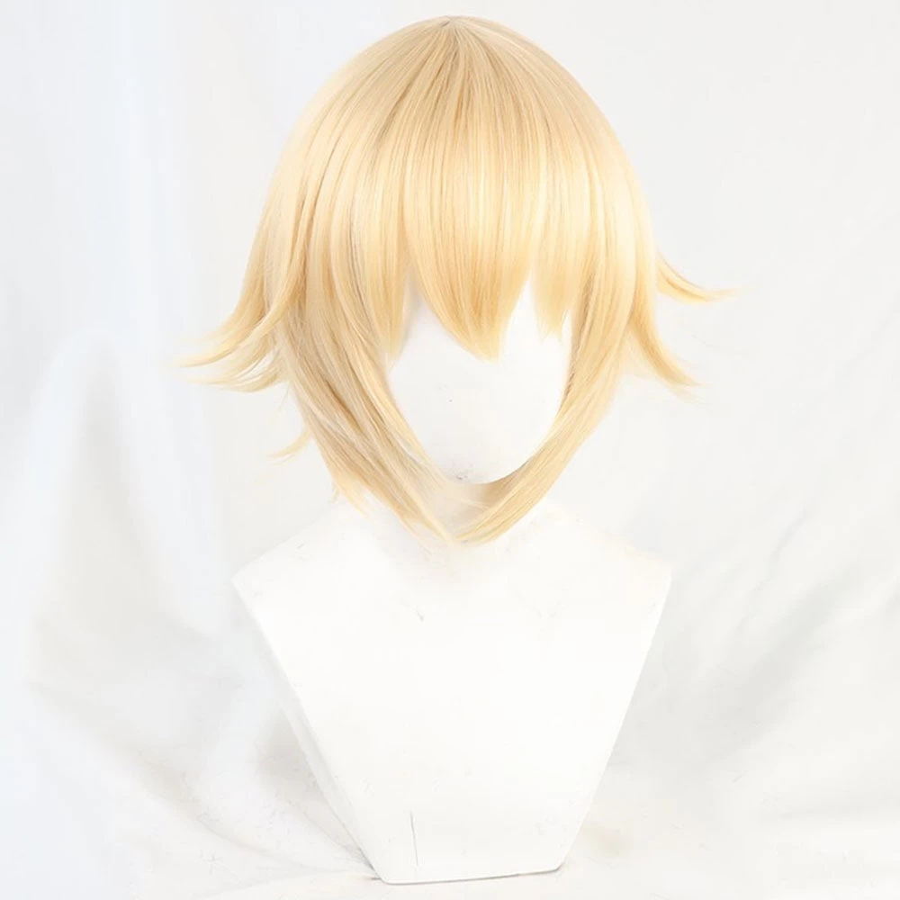 Genshin Impact Dainsleif Golden Cosplay Wig 4 Genshin Impact Dainsleif Golden Cosplay Wig - Image 2