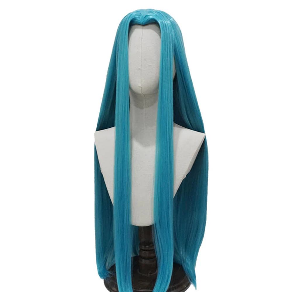 Jojo's Bizarre Adventure: Stone Ocean Narciso Anasui Male Blue Cosplay Wig 4 Jojo's Bizarre Adventure: Stone Ocean Narciso Anasui Male Blue Cosplay Wig - Image 2