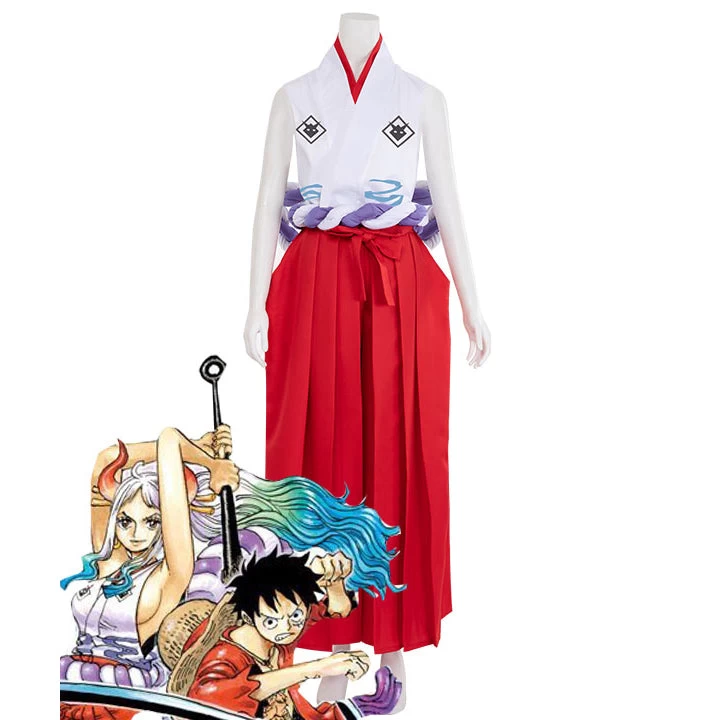 One Piece Yamato Cosplay Costume 6 One Piece Yamato Cosplay Costume - Image 4