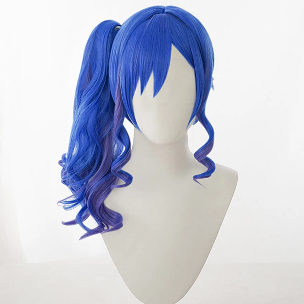 Azur Lane St. Louis Luxury Handle Blue Cosplay Wig 4 Azur Lane St. Louis Luxury Handle Blue Cosplay Wig - Image 2