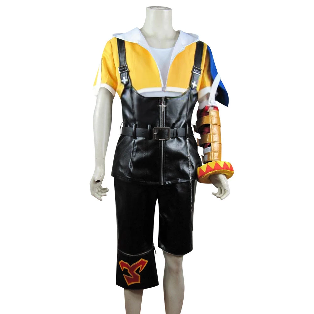 Final Fantasy X FF10 FFX Tidus Cosplay Costume 4 Final Fantasy X FF10 FFX Tidus Cosplay Costume - Image 2