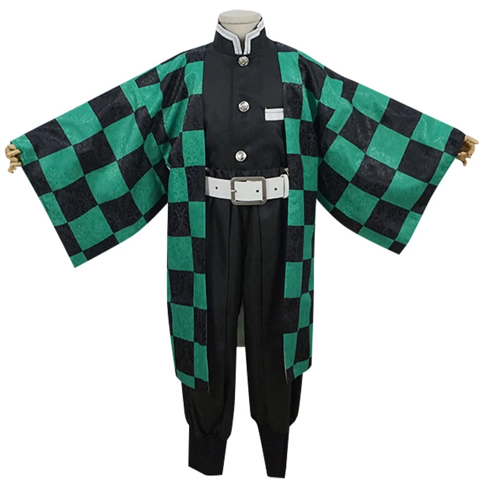 Kids Size Demon Slayer: Kimetsu No Yaiba Kamado Tanjirou Cosplay Costume 4 Kids Size Demon Slayer: Kimetsu No Yaiba Kamado Tanjirou Cosplay Costume - Image 2