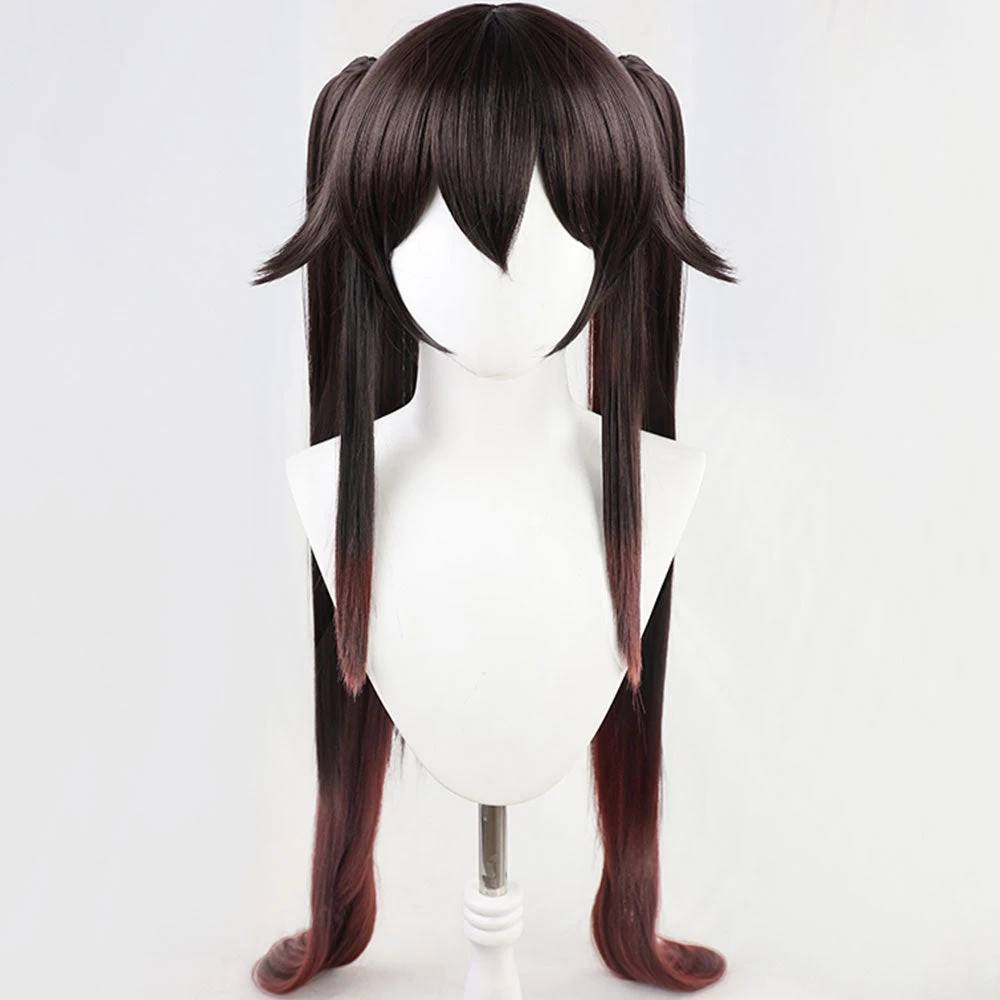 Genshin Impact Hu Tao Black Cosplay Wig 4 Genshin Impact Hu Tao Black Cosplay Wig - Image 2