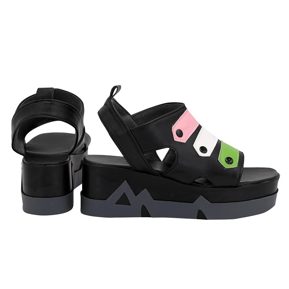 Fate Grand Order FGO Assassin Osakabehime Black Pink Cosplay Shoes 5 Fate Grand Order FGO Assassin Osakabehime Black Pink Cosplay Shoes - Image 3