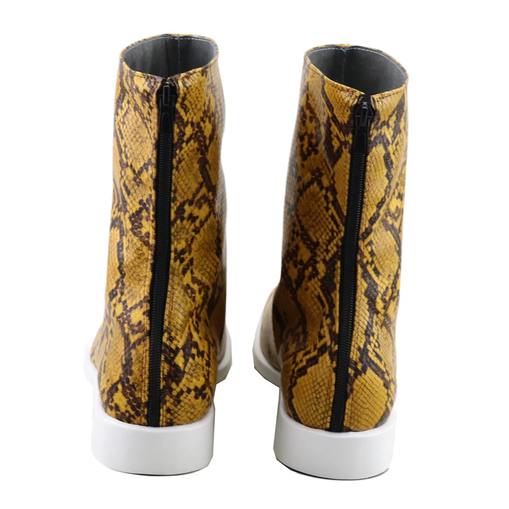 Jojo'S Bizarre Adventure:Stone Ocean Jotaro Kujo Python Pattern Cosplay Shoes 5 Jojo'S Bizarre Adventure:Stone Ocean Jotaro Kujo Python Pattern Cosplay Shoes - Image 3